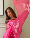SV Tamannah A Handprint Designer Party Wear Sarees Wholesale Shop In Surat 